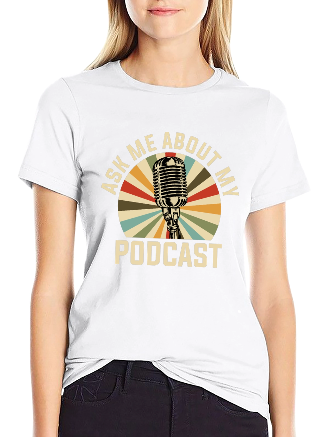 Ask Me About My Podcast T-Shirt