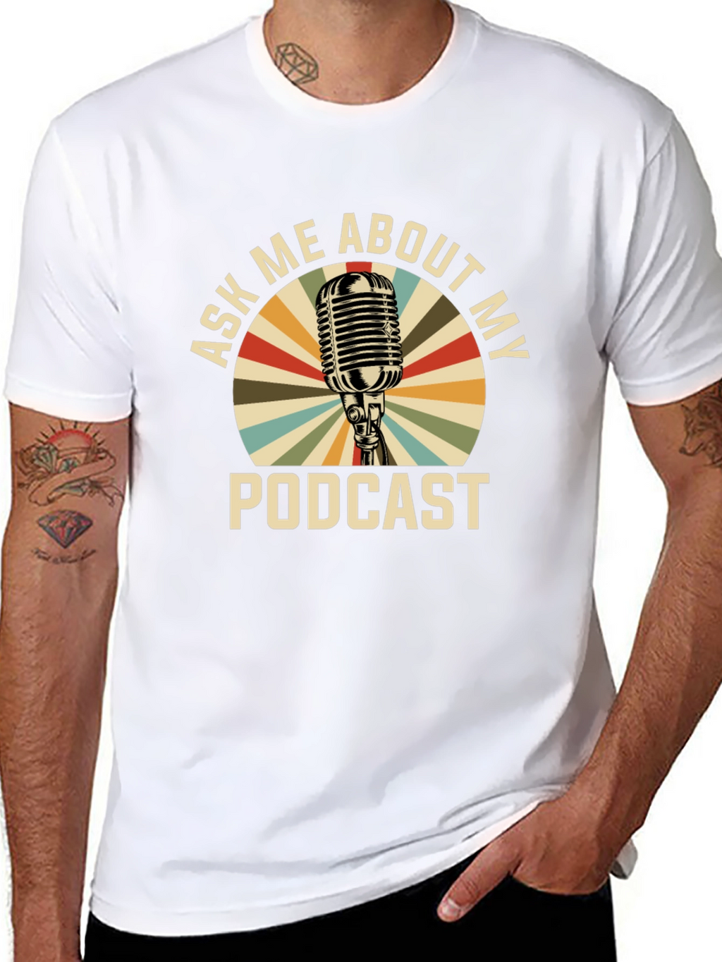 Ask Me About My Podcast T-Shirt