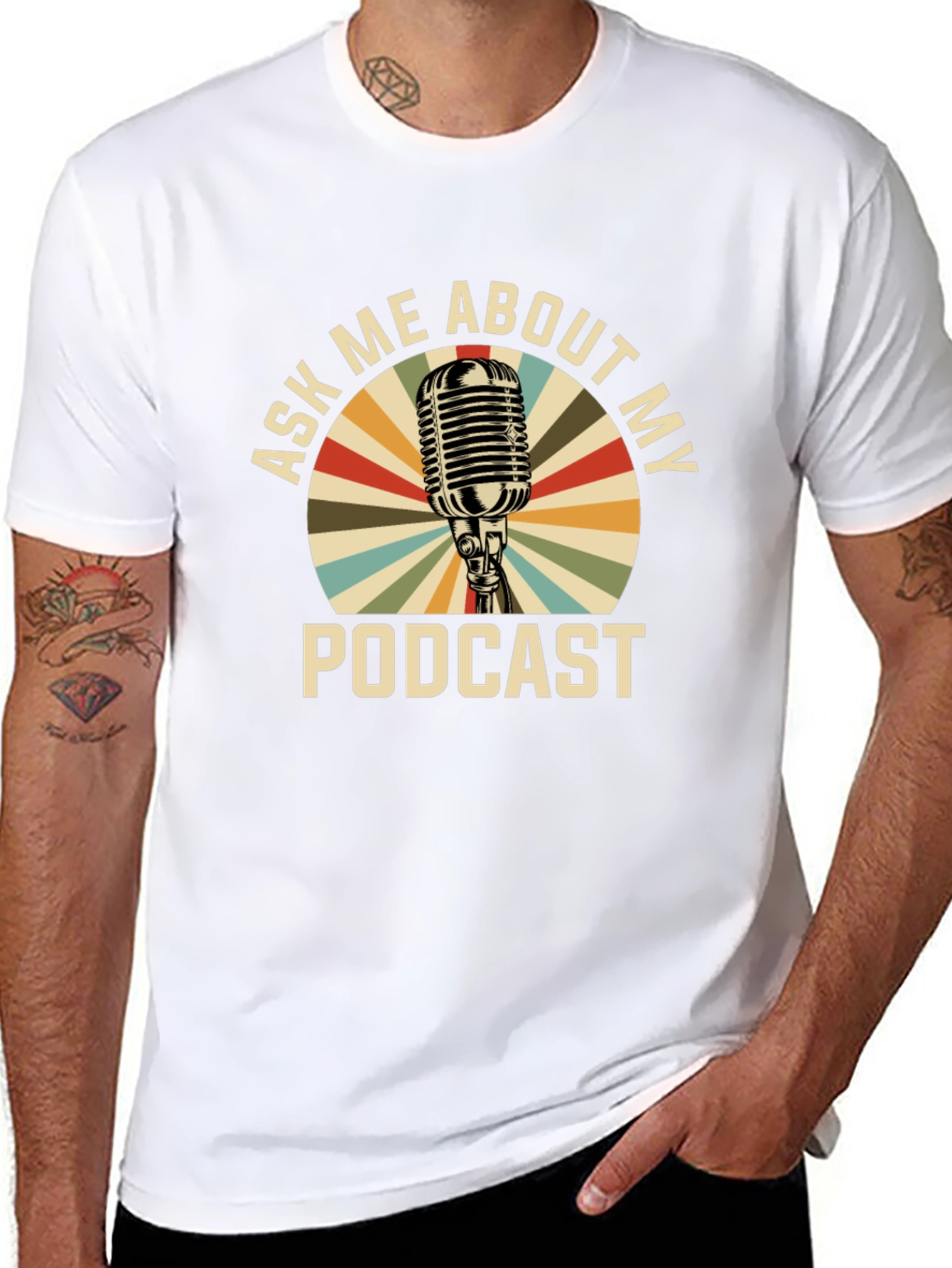 Ask Me About My Podcast T-Shirt