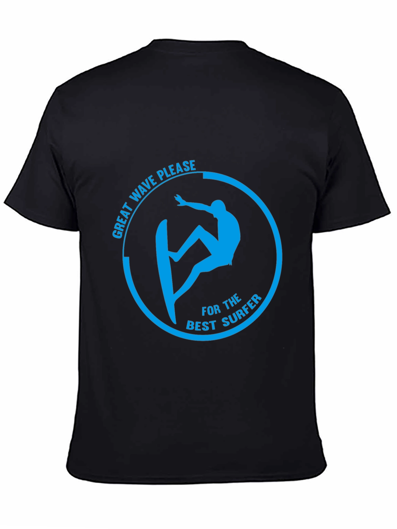 Surfer Graphic T-Shirt - Great Wave Please Design