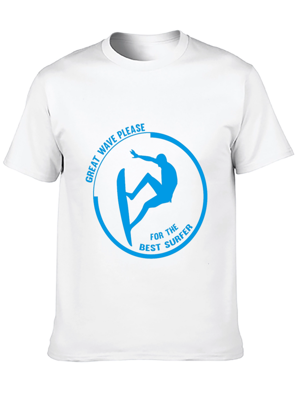Surfer Graphic T-Shirt - Great Wave Please Design