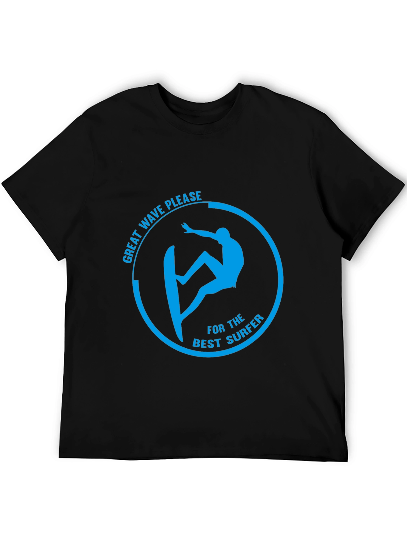 Surfer Graphic T-Shirt - Great Wave Please Design