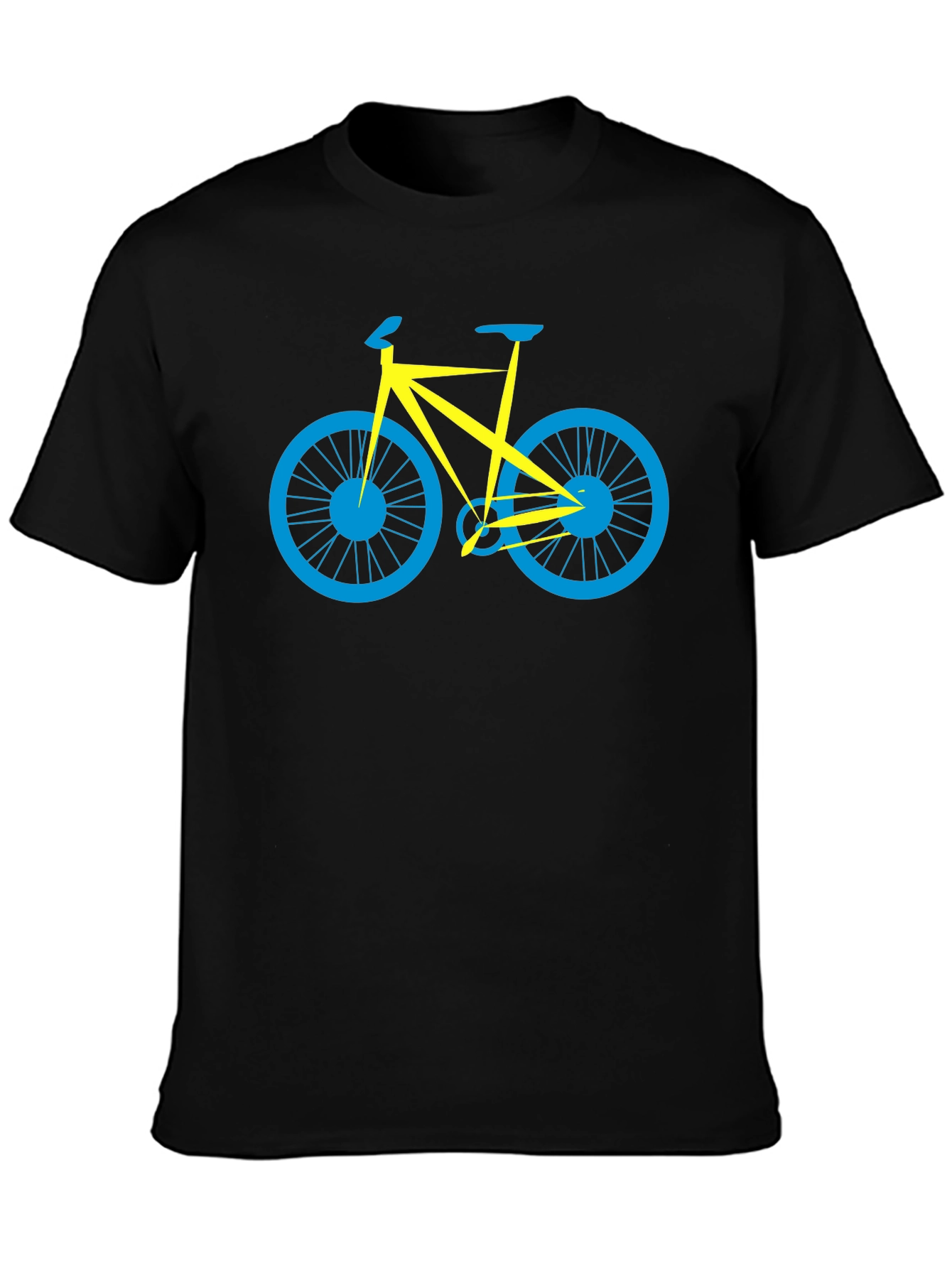 Minimalist Bike T-Shirt - Stylish Black Tee