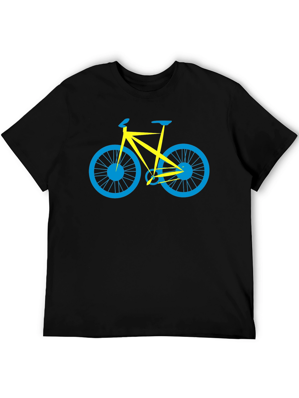 Minimalist Bike T-Shirt - Stylish Black Tee