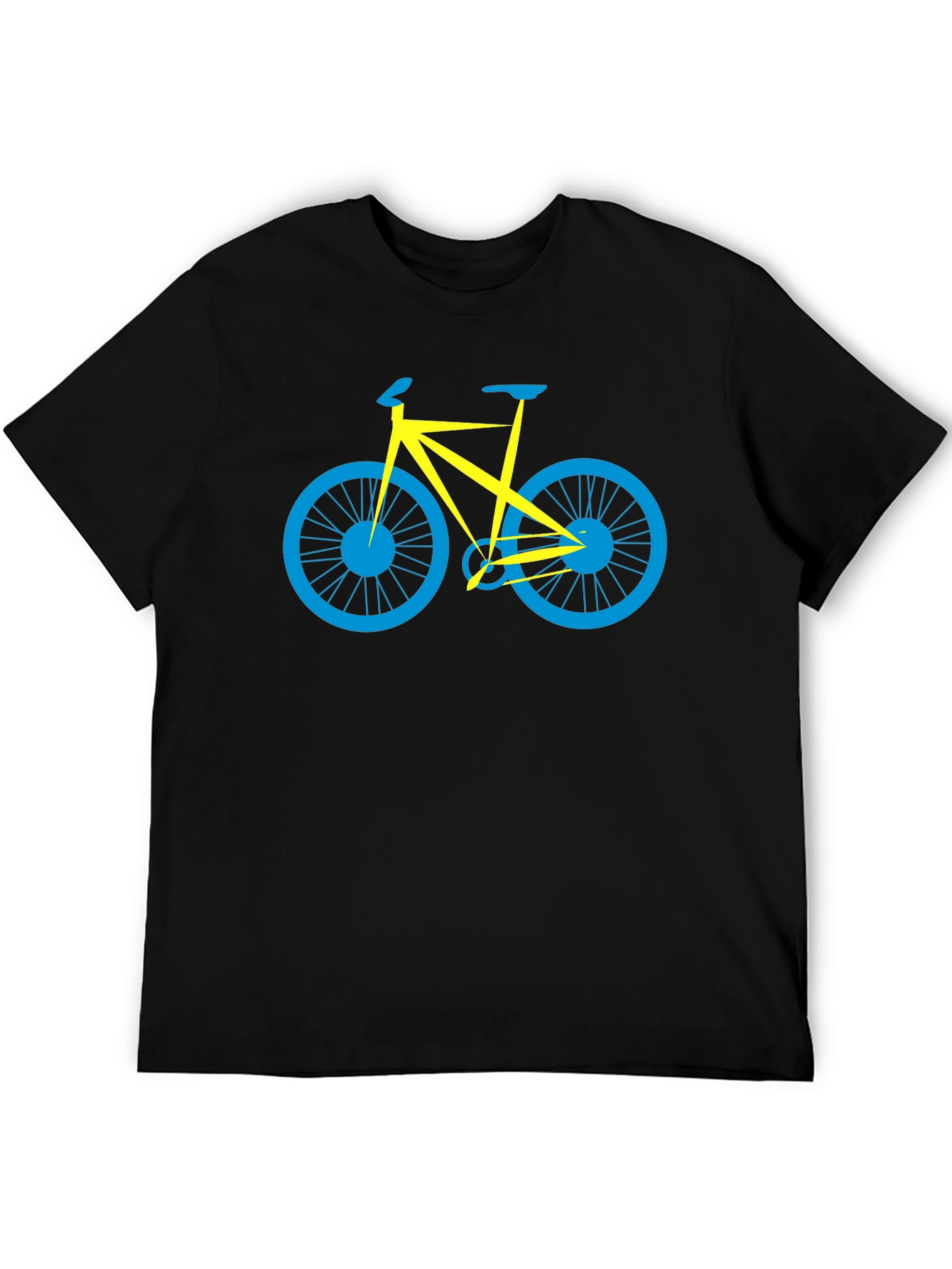 Minimalist Bike T-Shirt - Stylish Black Tee