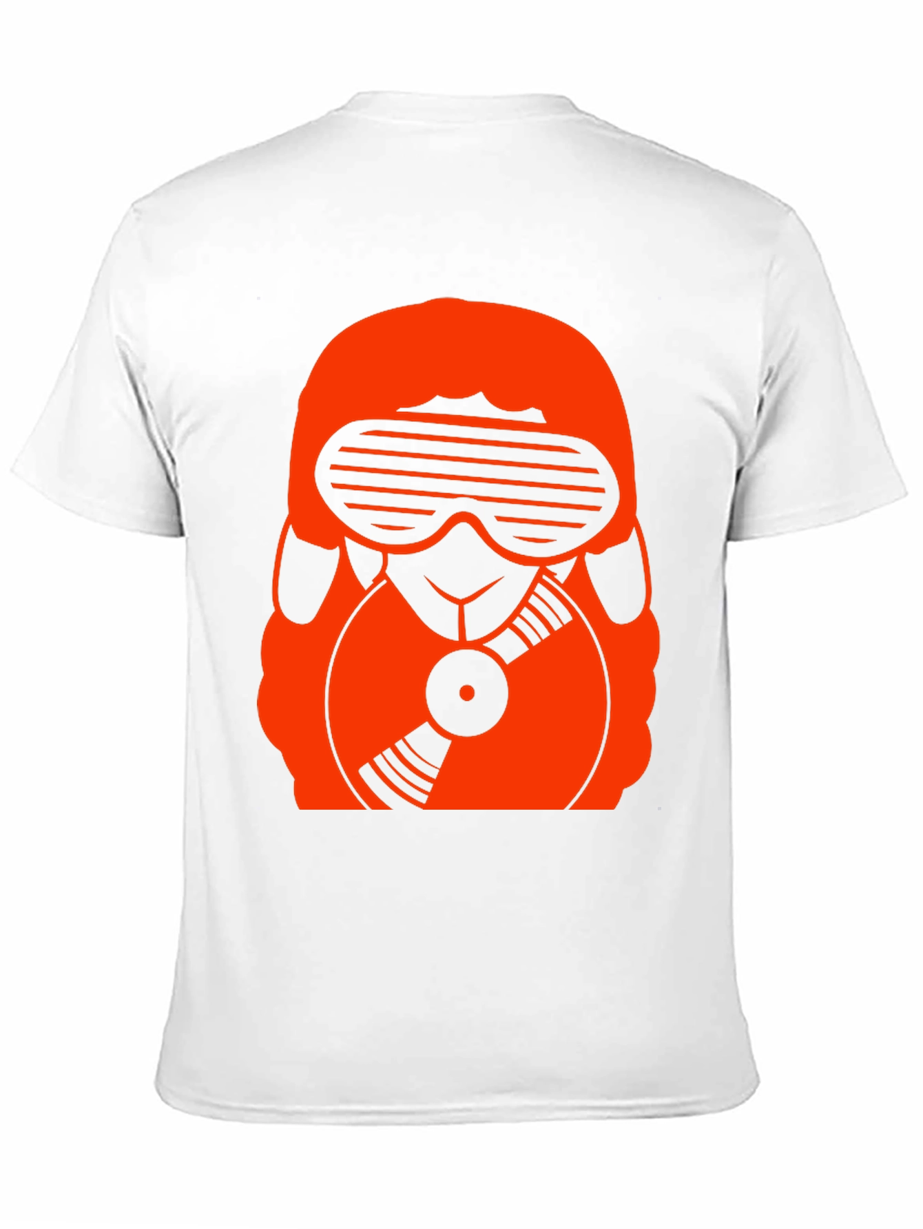 DJ Sheep Graphic T-Shirt - Black Cotton Tee