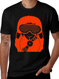 DJ Sheep Graphic T-Shirt - Black Cotton Tee