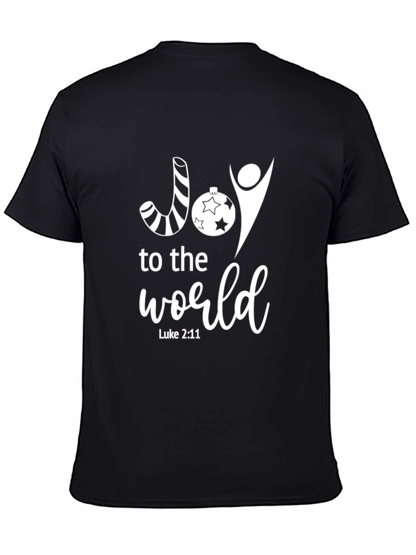 Joy to the World Tee - Luke 2:11 - Christian Christmas Shirt