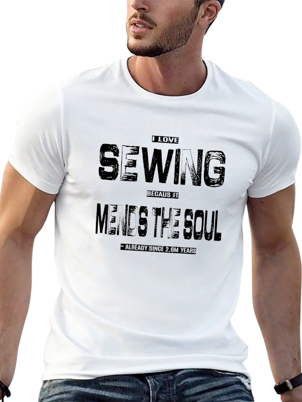 Sewing Mends The Soul Graphic T-Shirt
