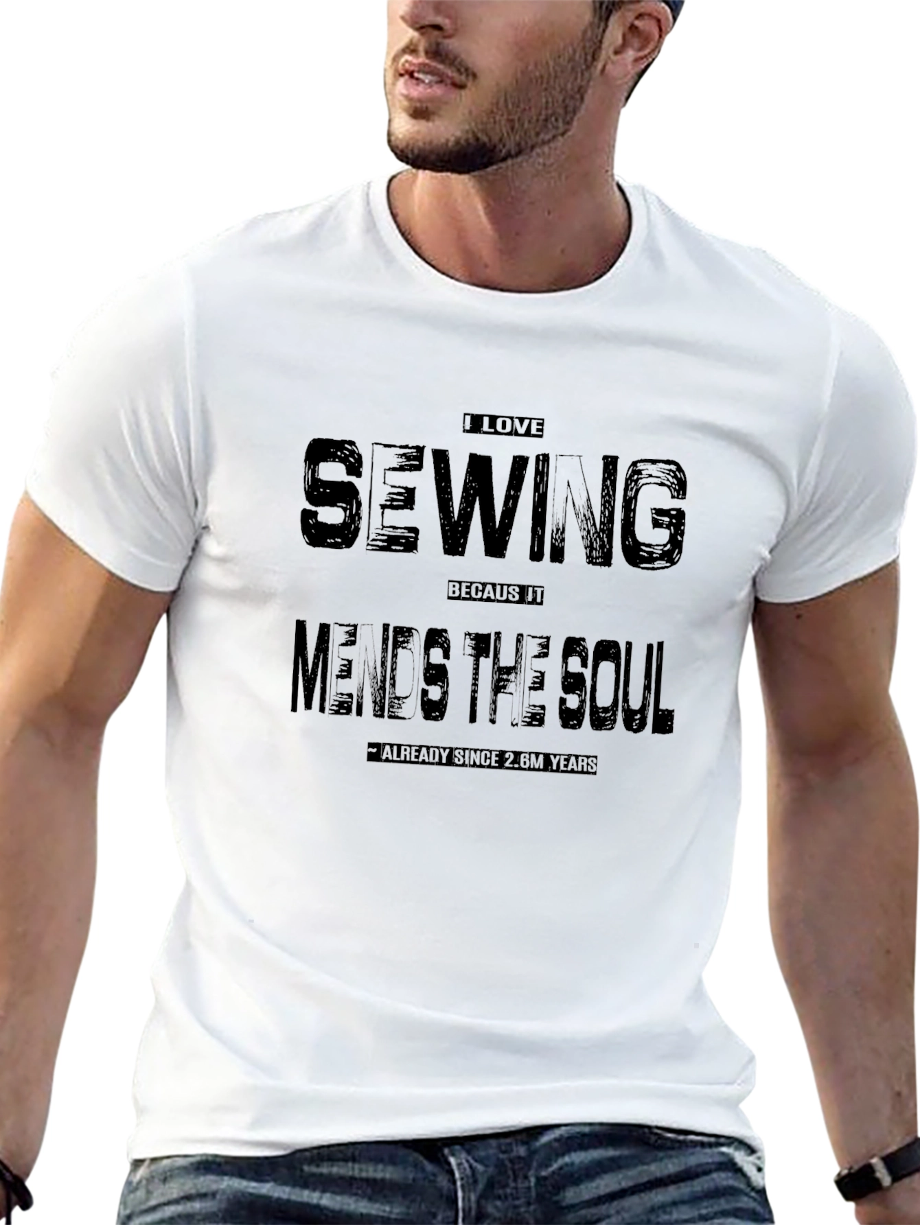 Sewing Mends The Soul Graphic T-Shirt