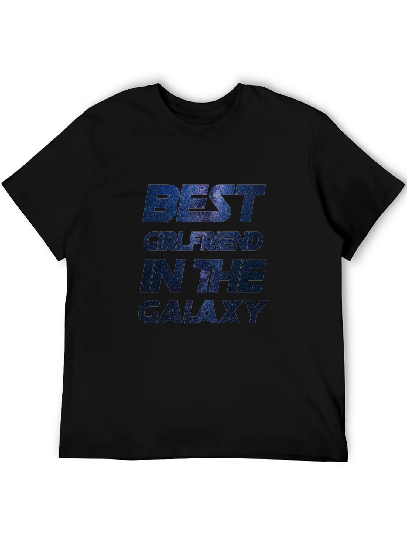 Best Girlfriend in the Galaxy Graphic T-Shirt - Black