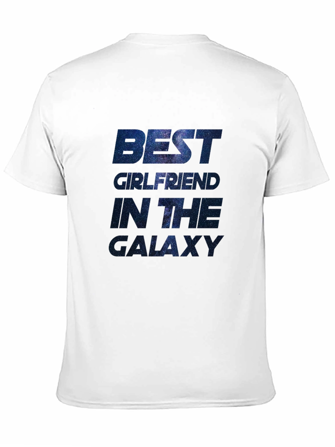 Best Girlfriend in the Galaxy Graphic T-Shirt - Black