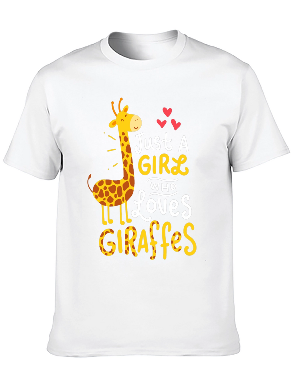 Just a Girl Who Loves Giraffes T-Shirt