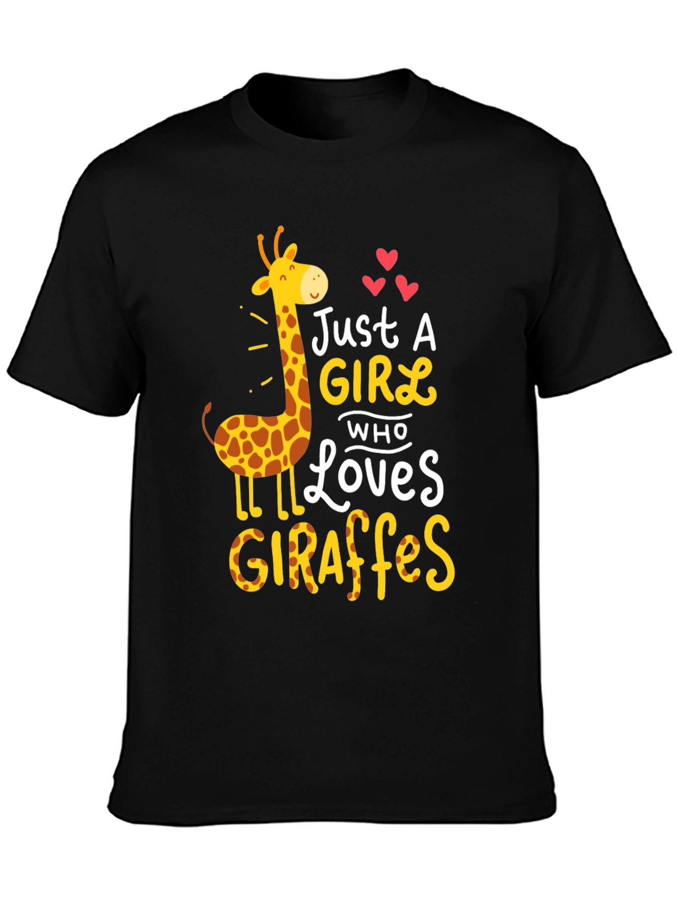 Just a Girl Who Loves Giraffes T-Shirt