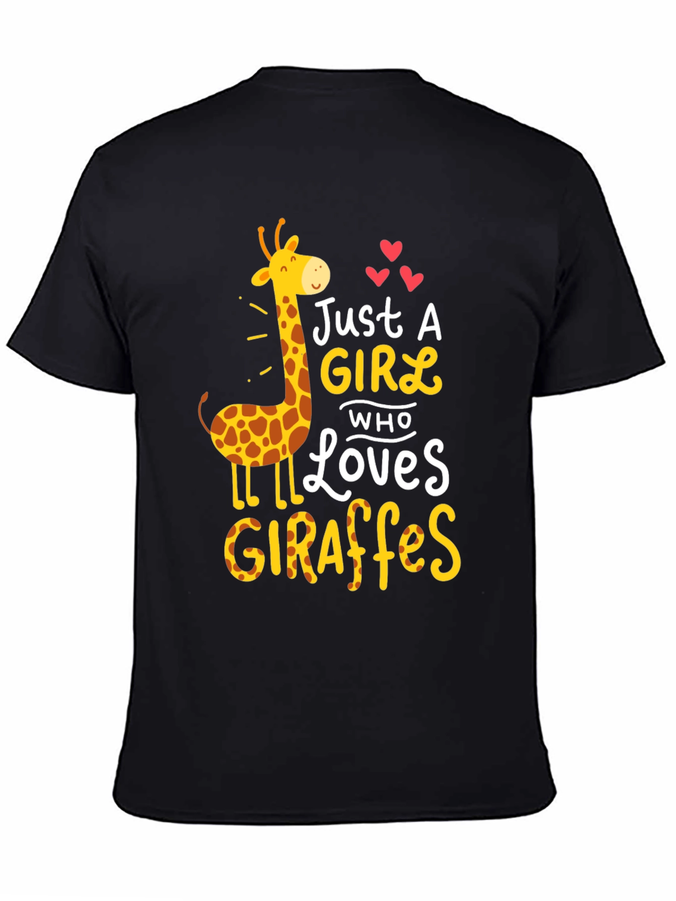 Just a Girl Who Loves Giraffes T-Shirt