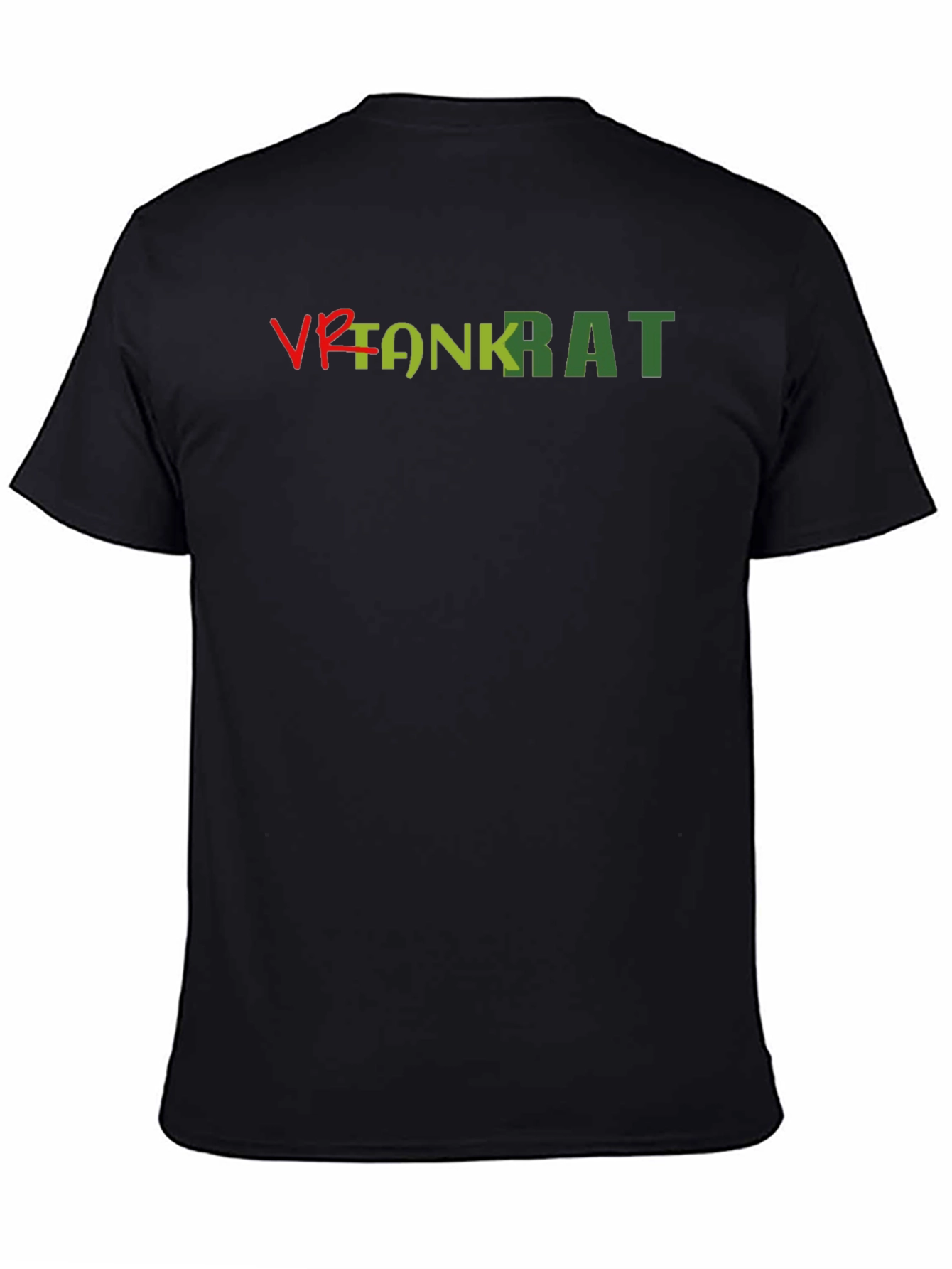 VR Tank Rat Graphic Tee - Black Cotton Blend