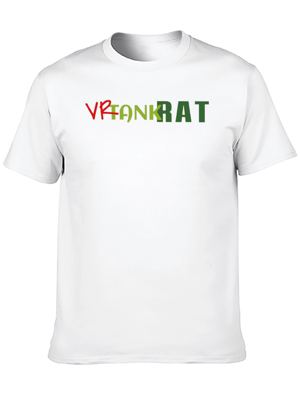 VR Tank Rat Graphic Tee - Black Cotton Blend