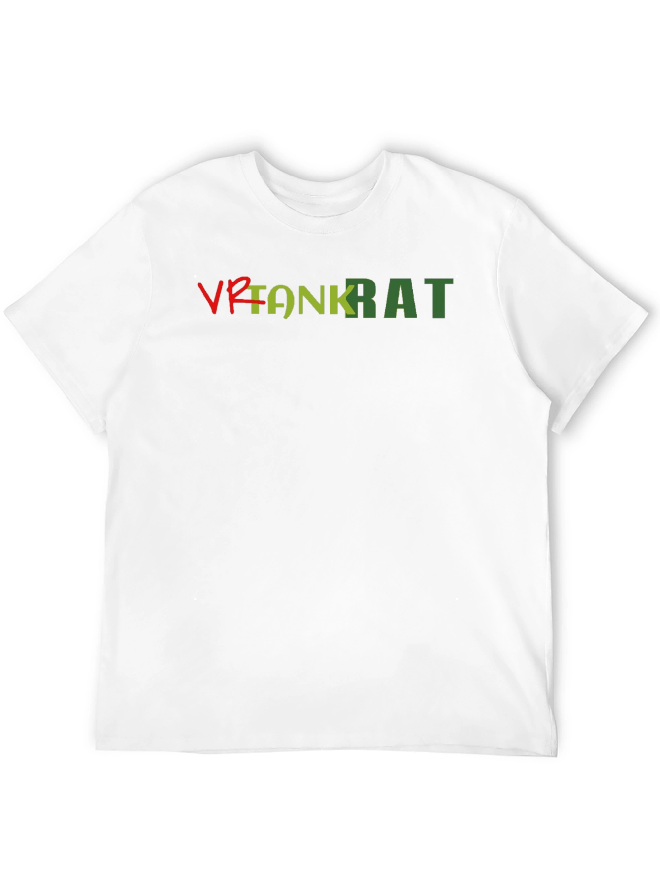 VR Tank Rat Graphic Tee - Black Cotton Blend