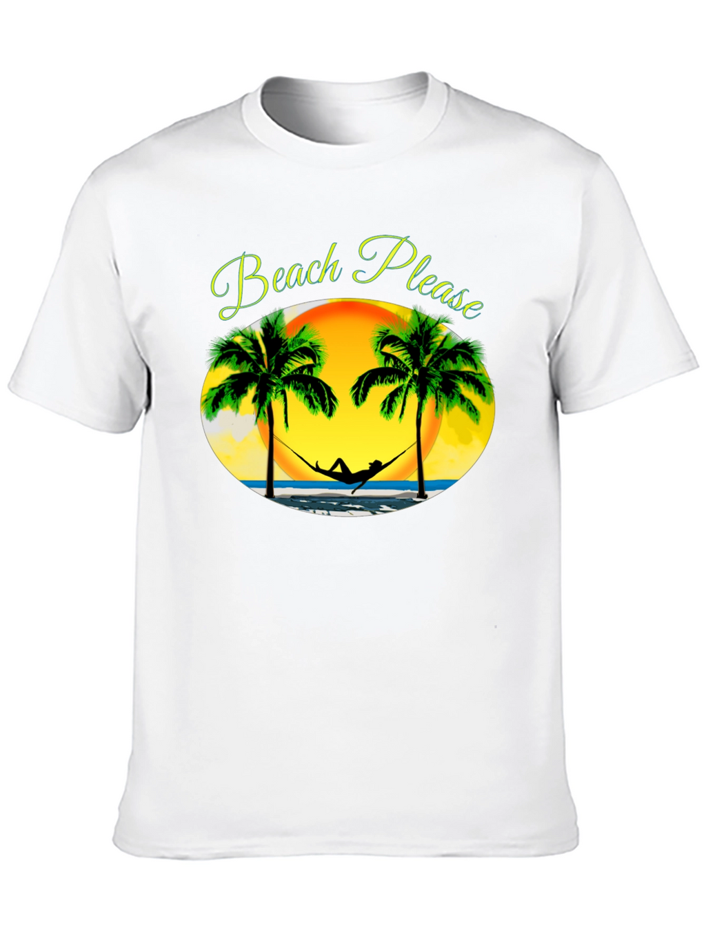 Beach Please T-Shirt - Relaxing Summer Vibes