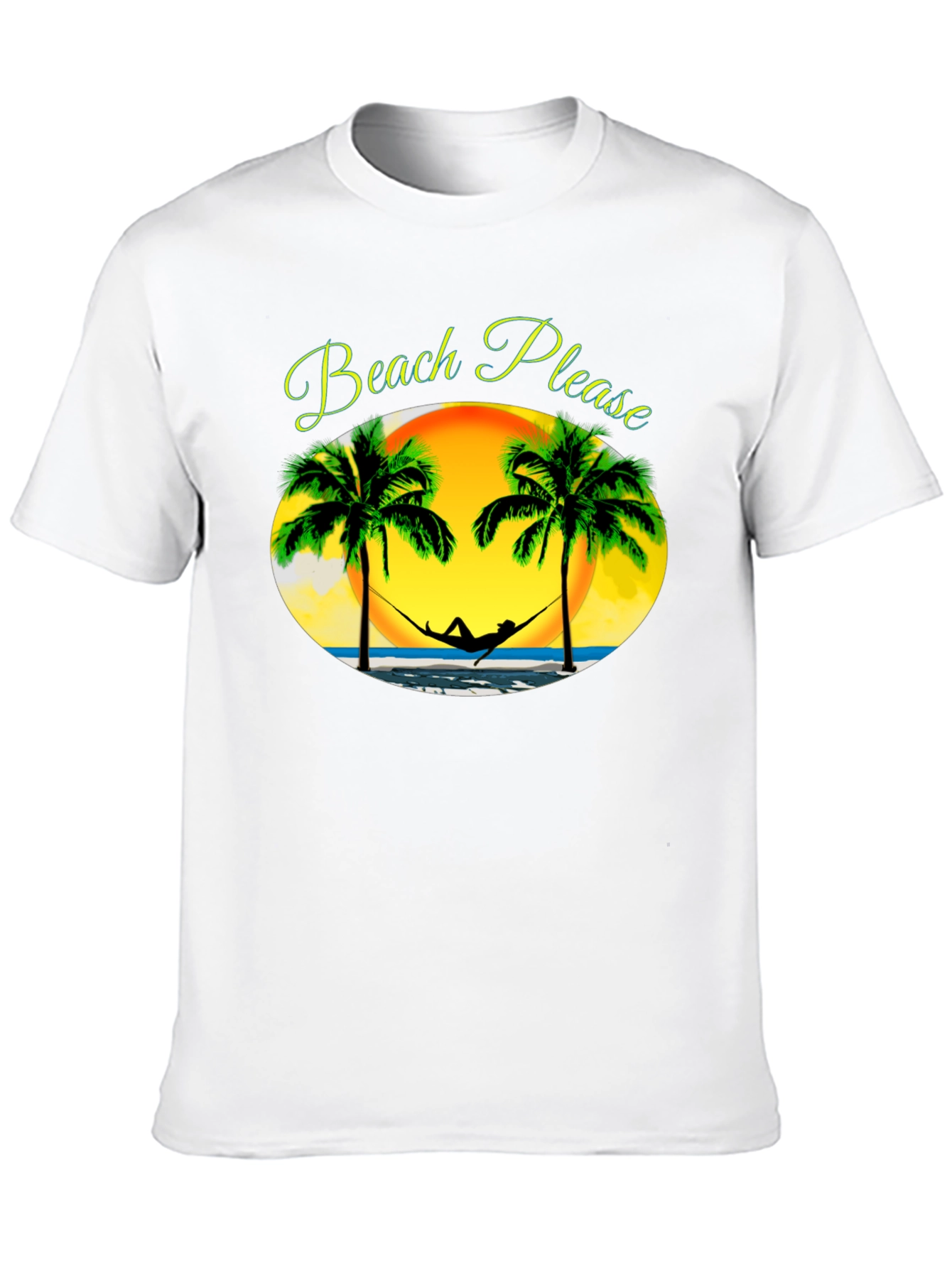 Beach Please T-Shirt - Relaxing Summer Vibes