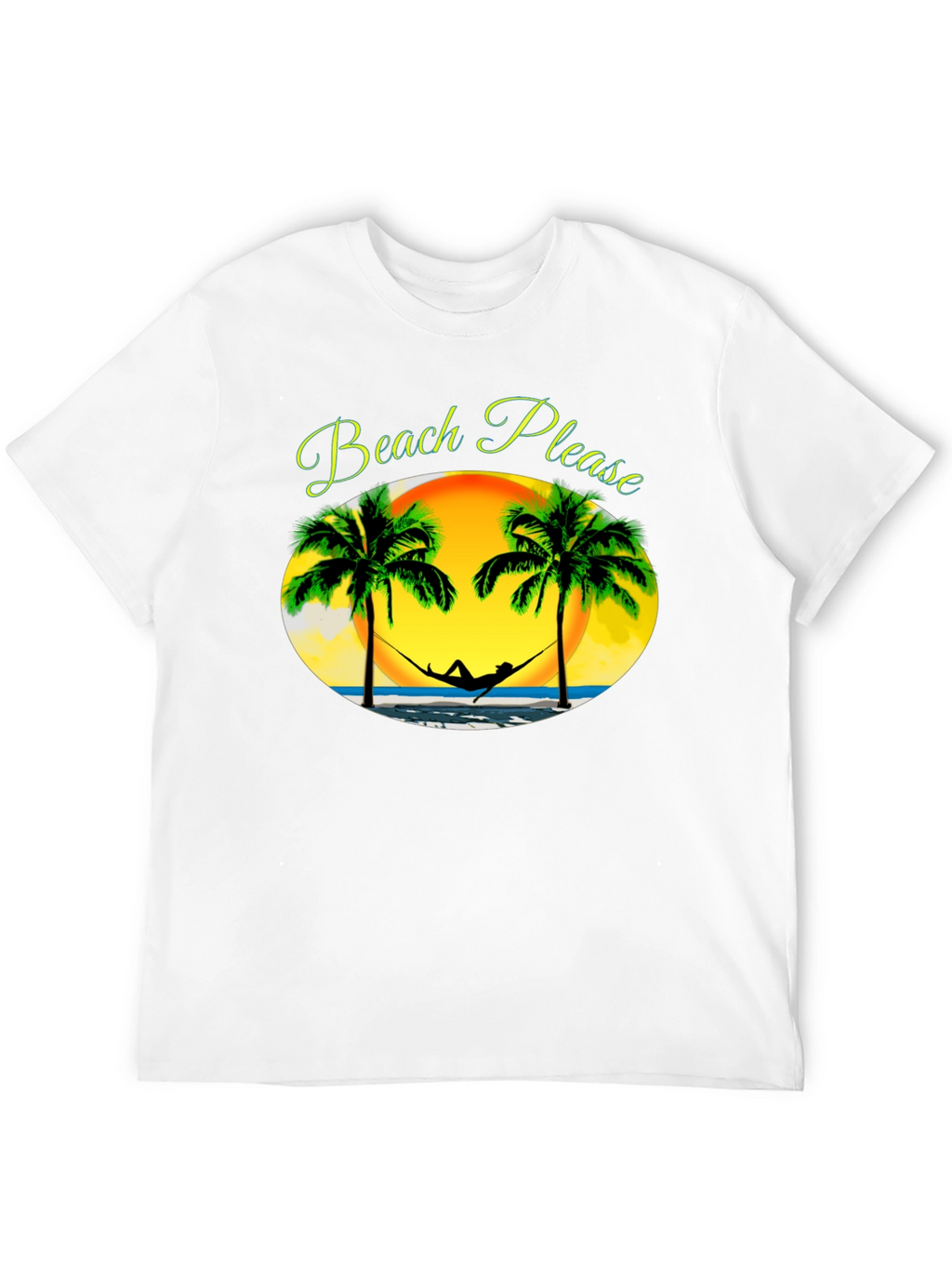 Beach Please T-Shirt - Relaxing Summer Vibes