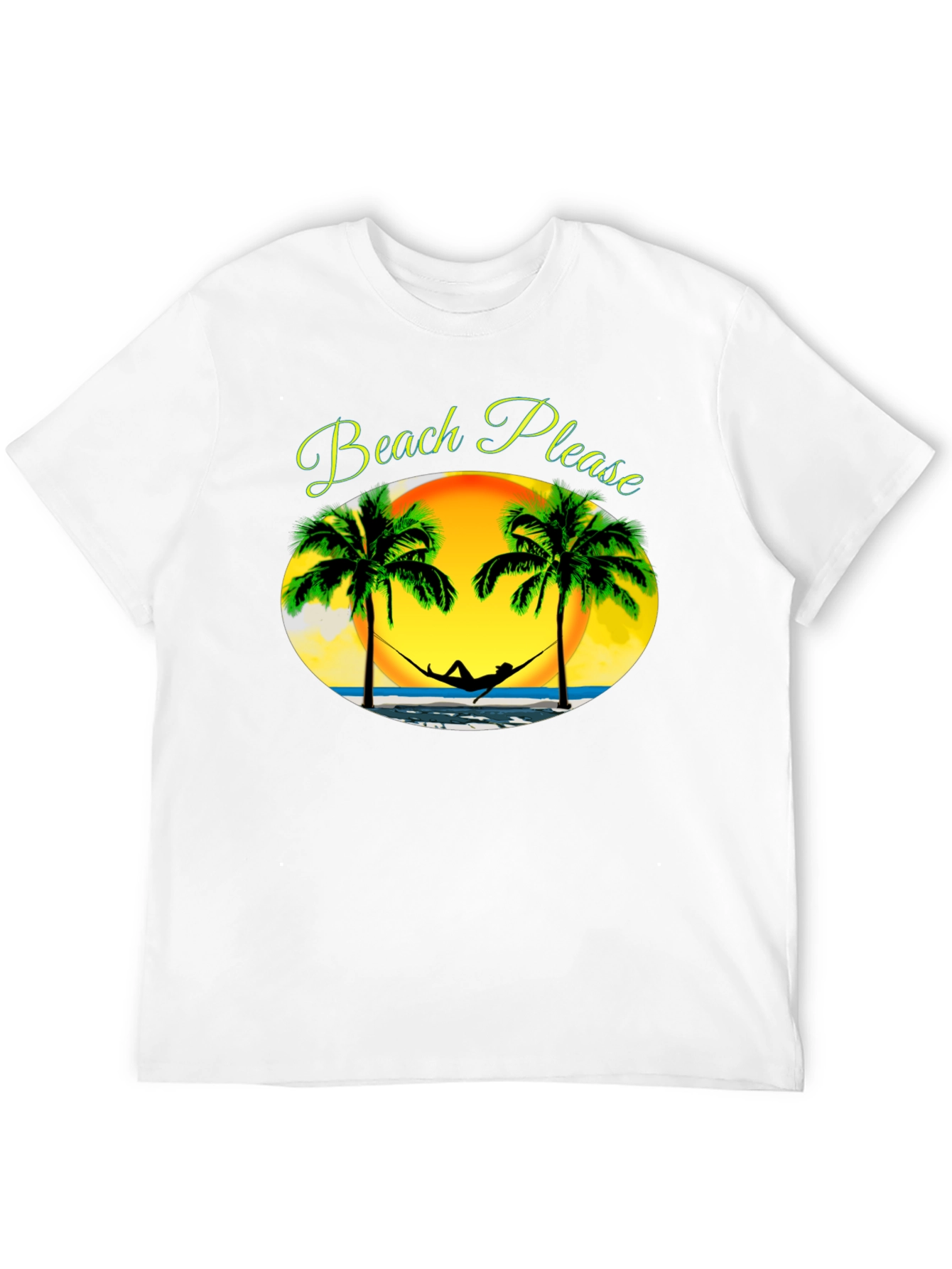 Beach Please T-Shirt - Relaxing Summer Vibes