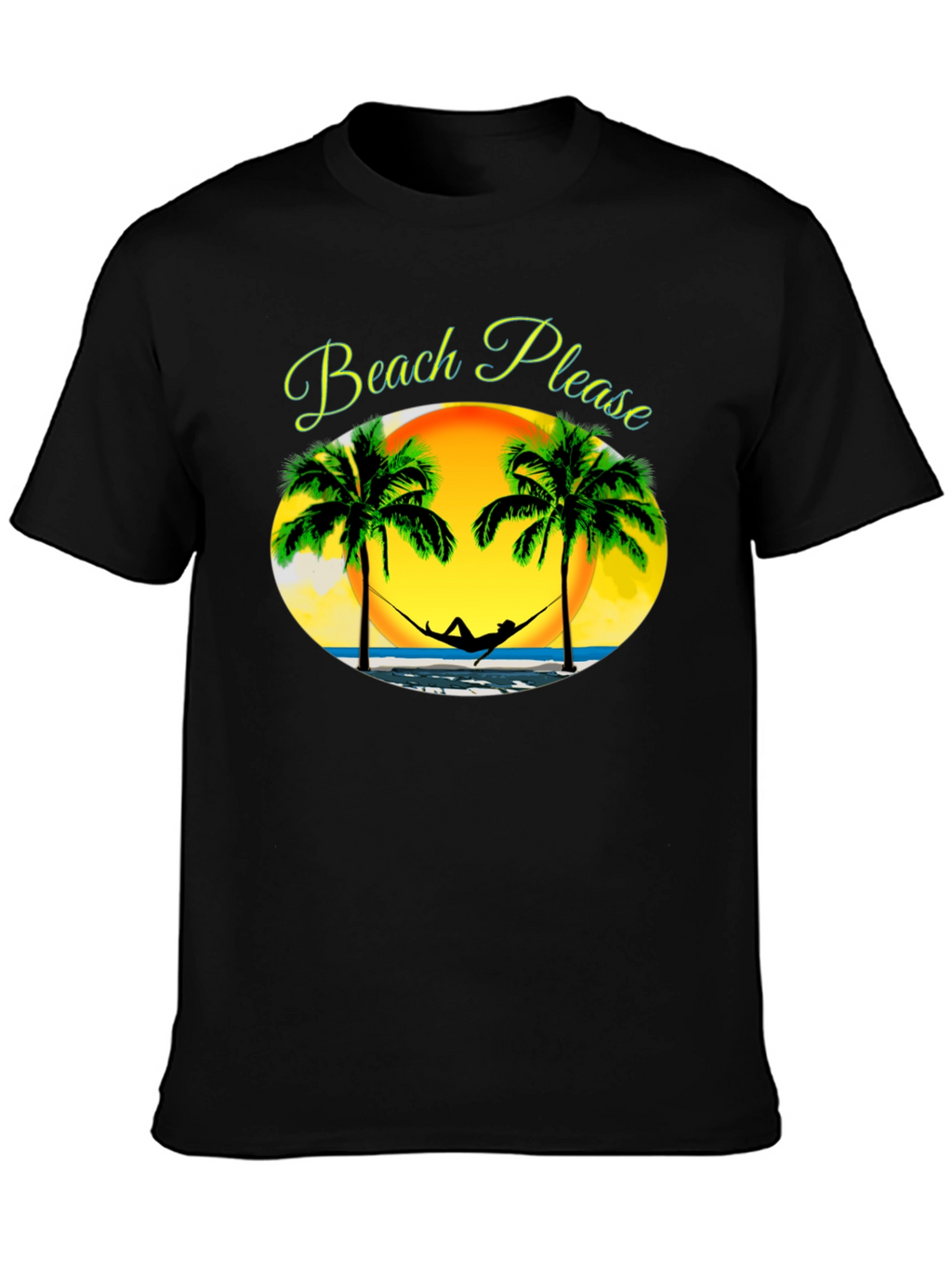 Beach Please T-Shirt - Relaxing Summer Vibes