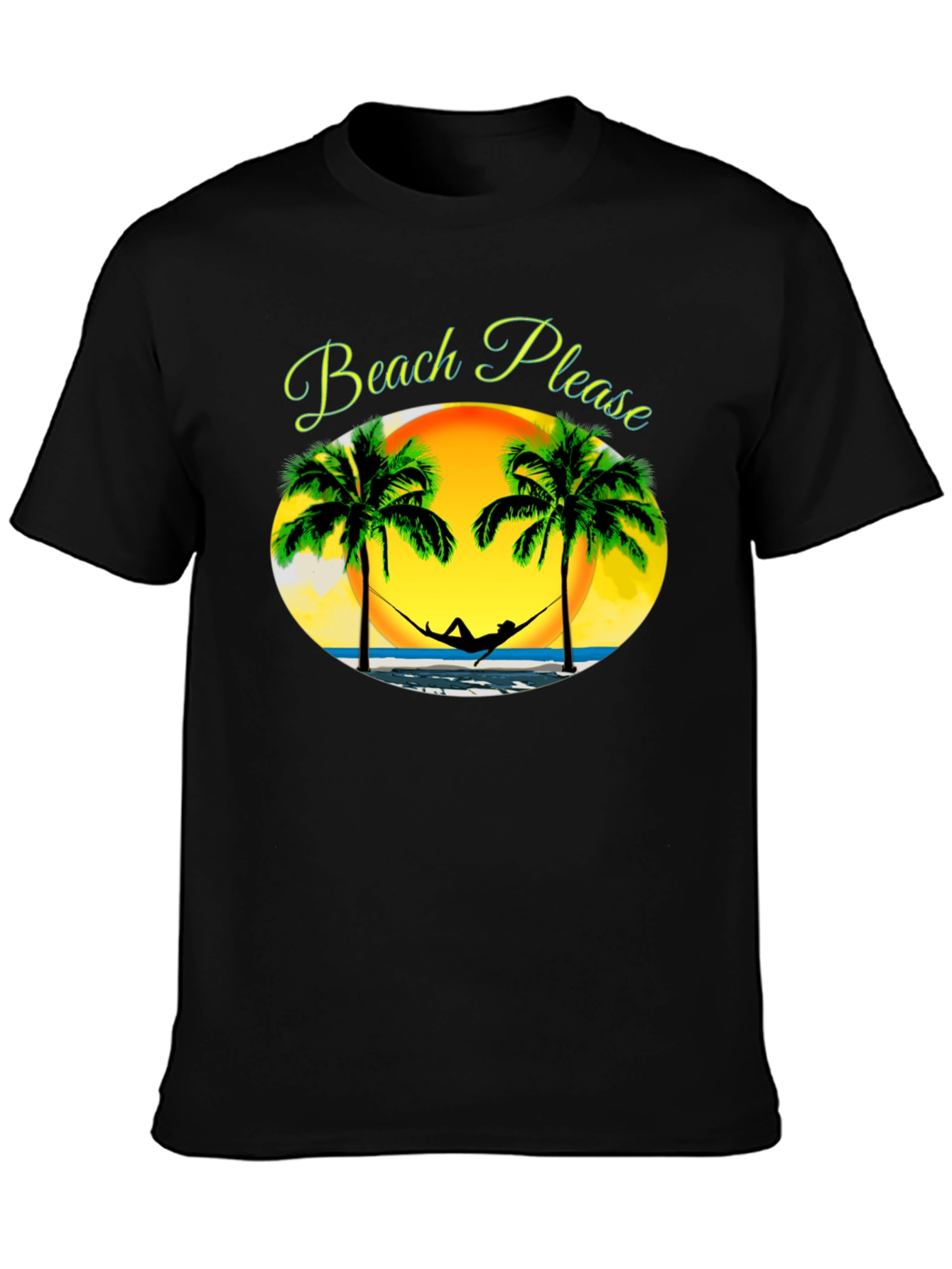 Beach Please T-Shirt - Relaxing Summer Vibes