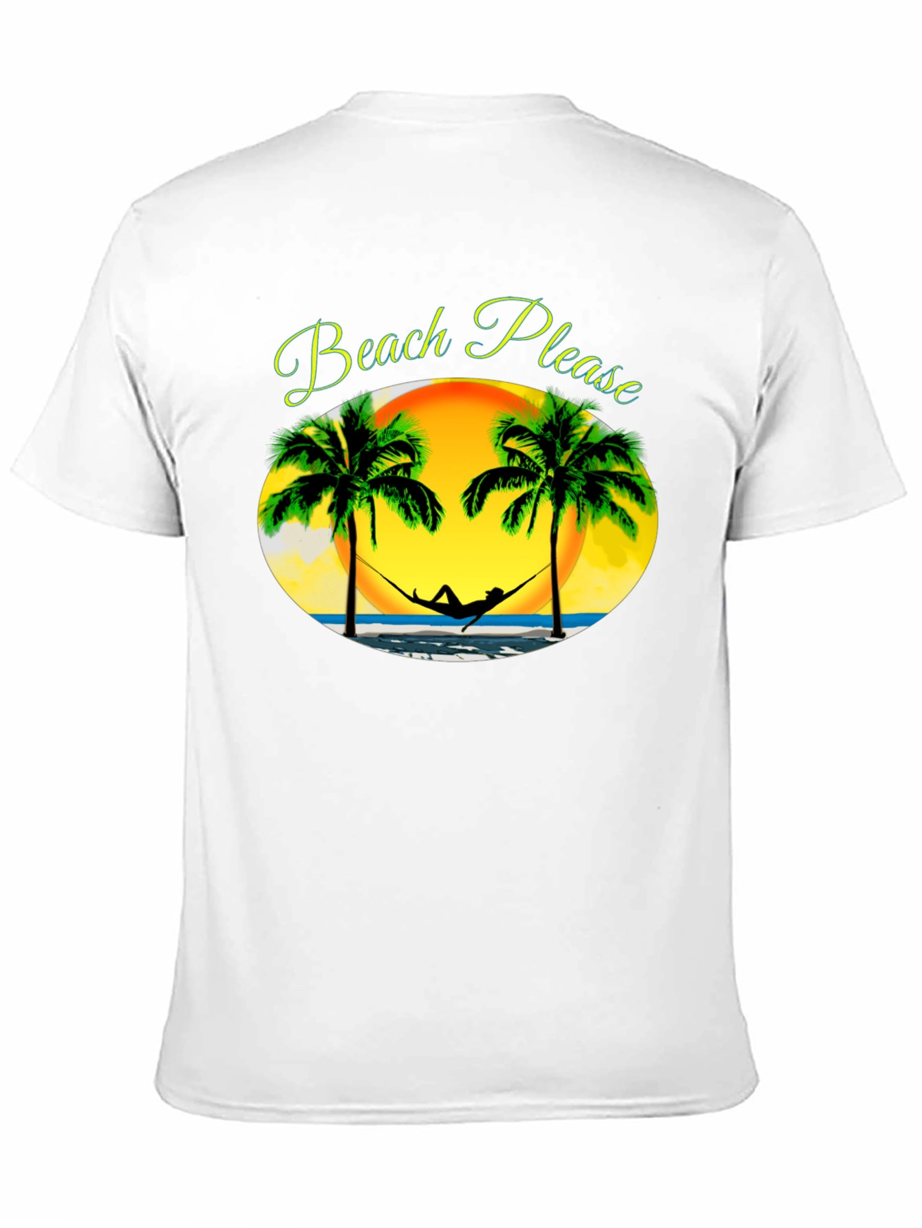 Beach Please T-Shirt - Relaxing Summer Vibes