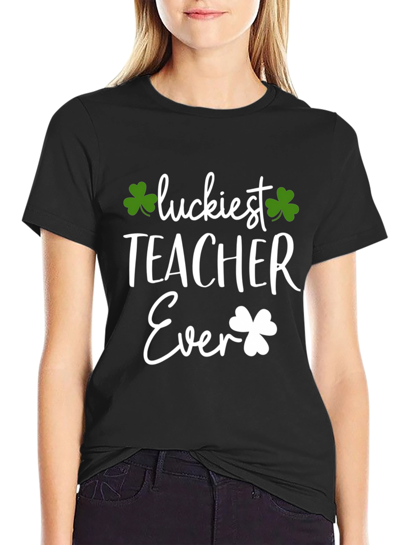 Luckiest Teacher Ever St. Patricks Day T-Shirt