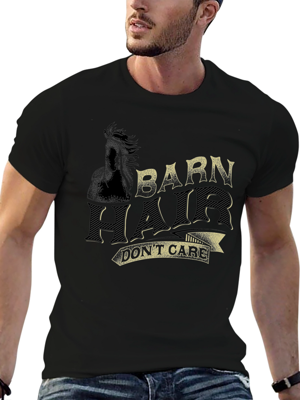 Barn Hair Dont Care Graphic T-Shirt