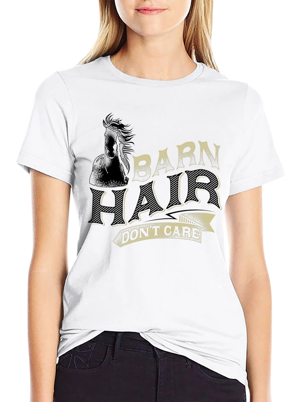 Barn Hair Dont Care Graphic T-Shirt