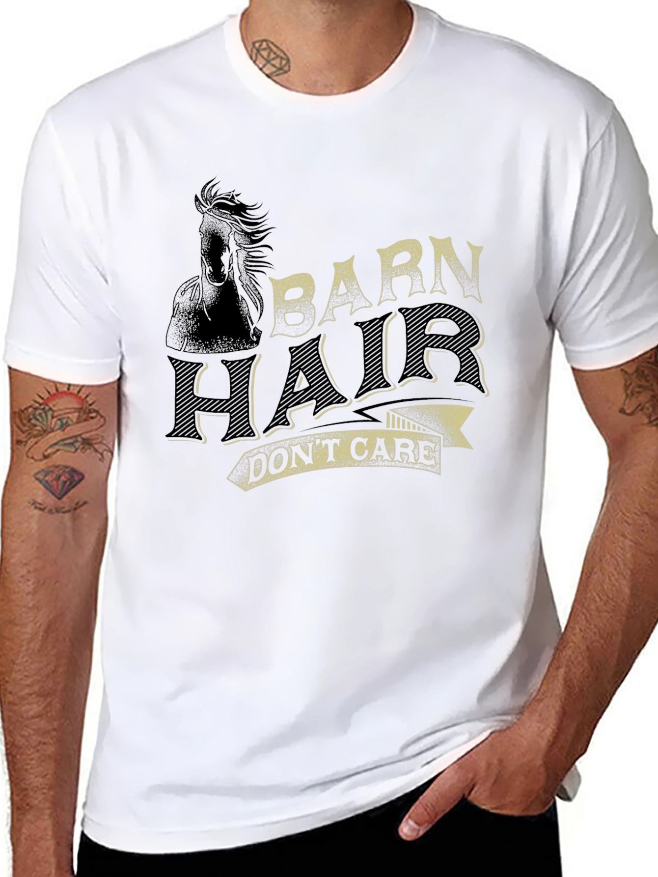 Barn Hair Dont Care Graphic T-Shirt