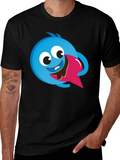 Cartoon Monster Eating Ice Cream T-Shirt