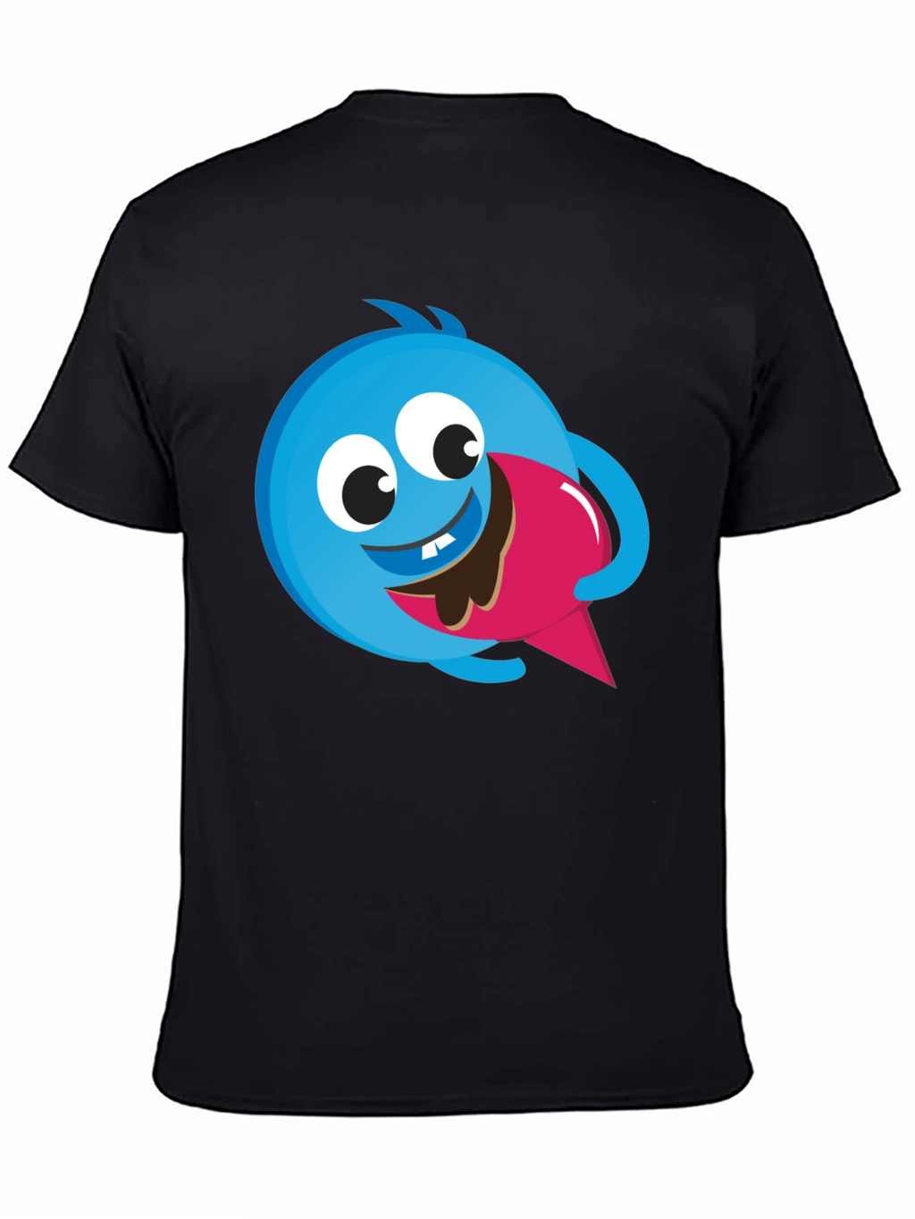 Cartoon Monster Eating Ice Cream T-Shirt