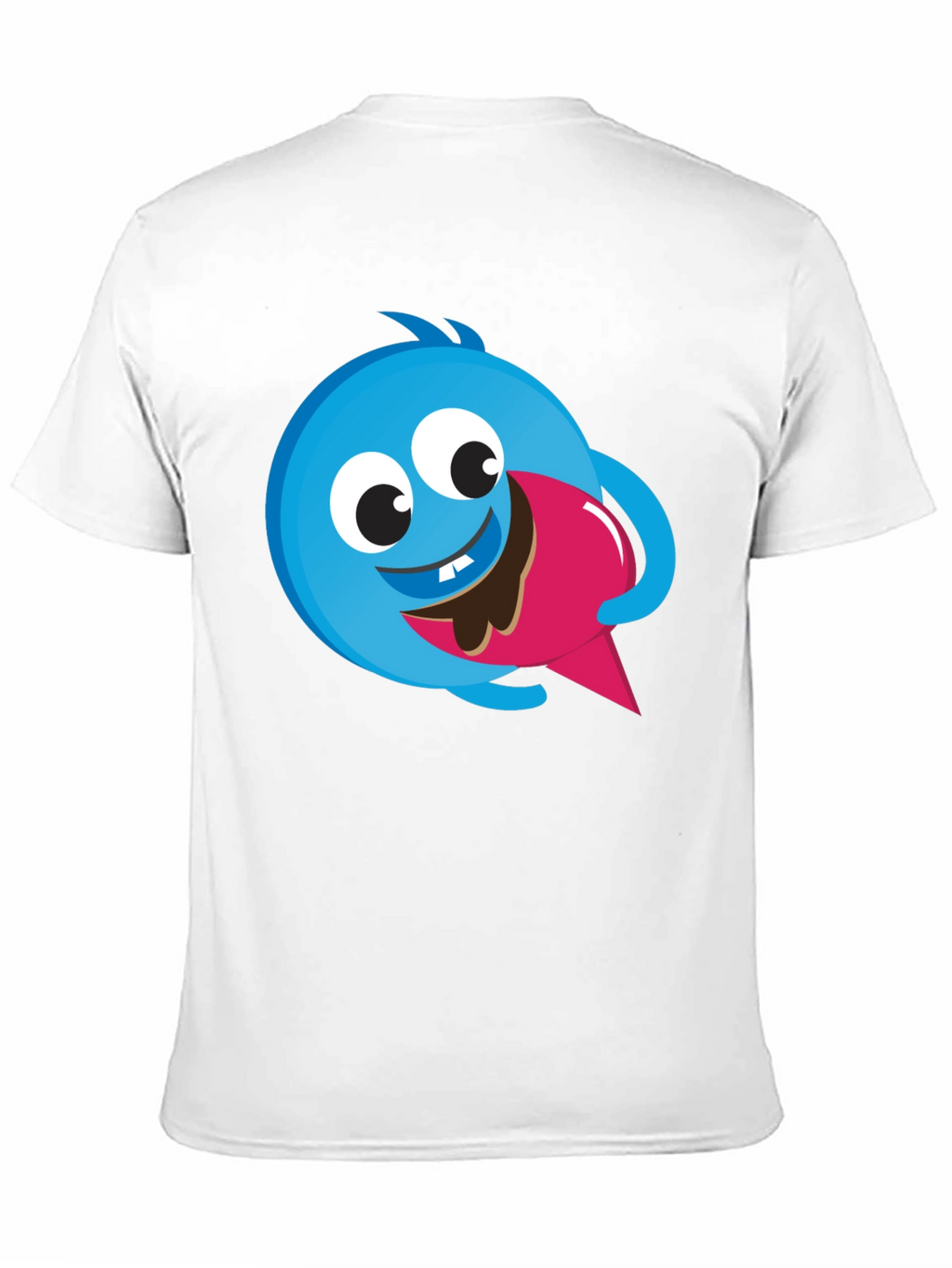 Cartoon Monster Eating Ice Cream T-Shirt