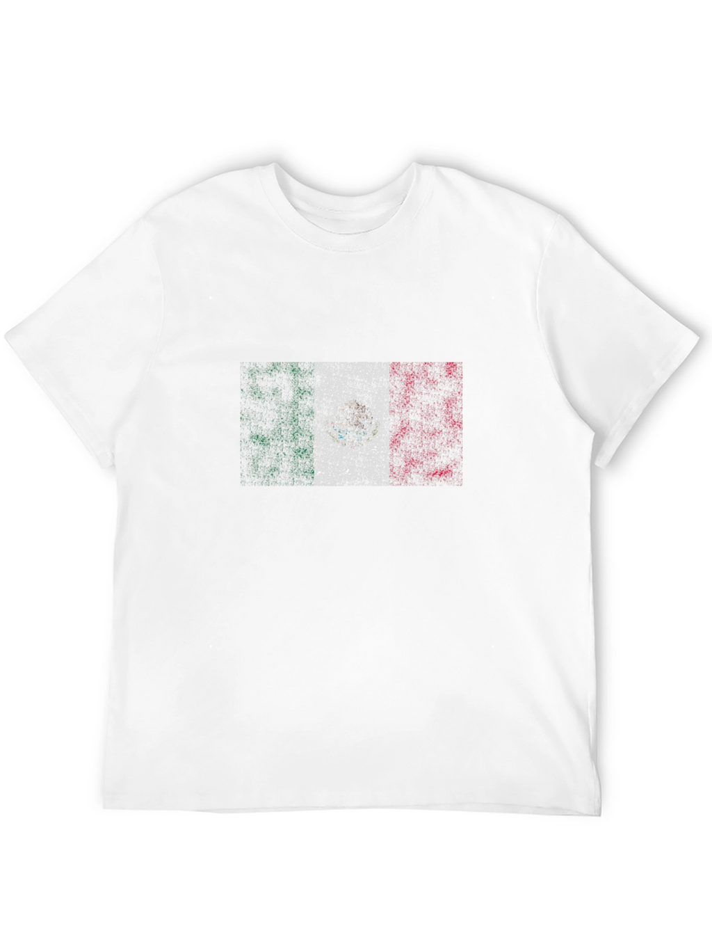 Mexico Flag T-Shirt - Distressed Graphic Tee