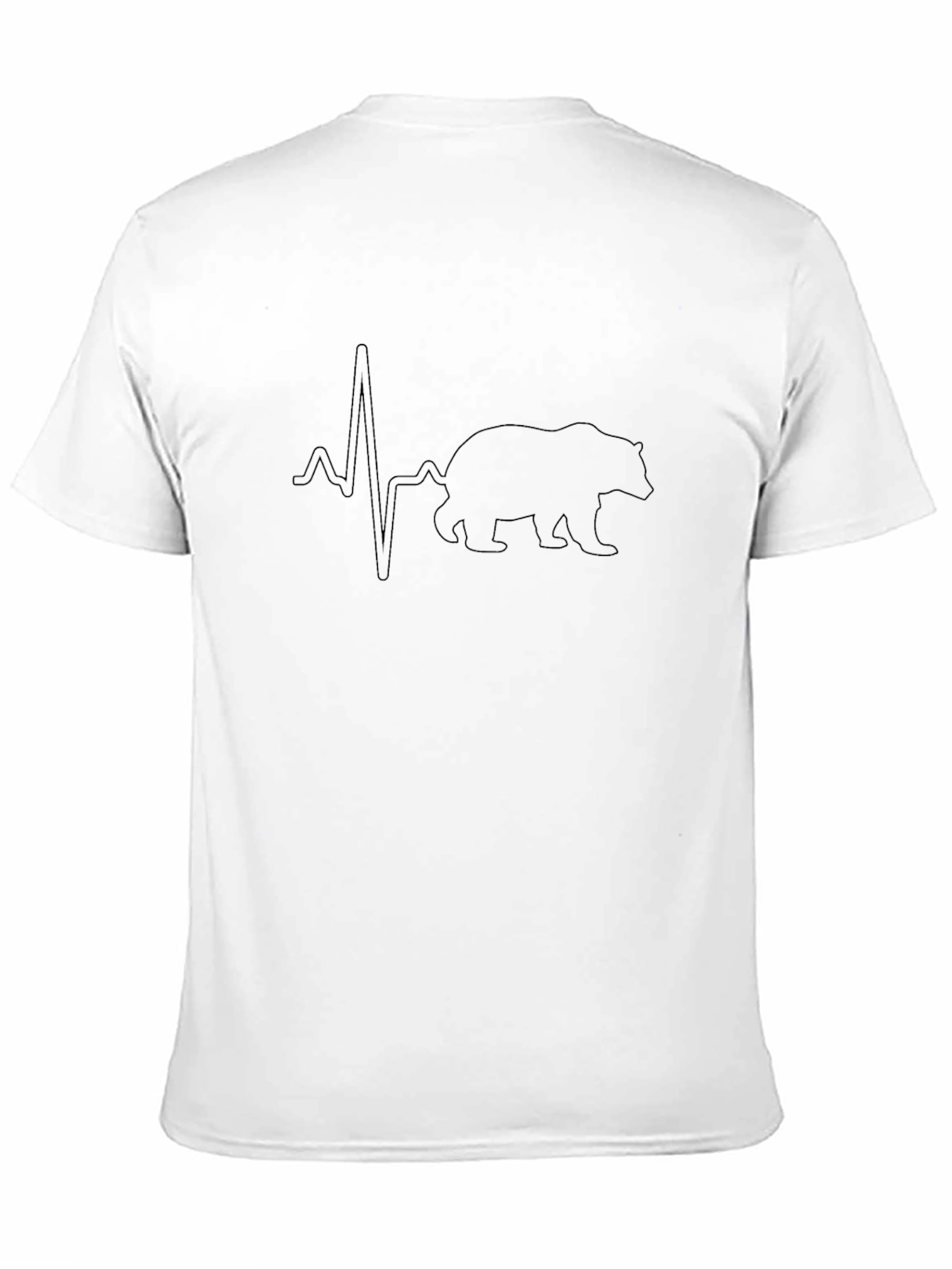 Bear Heartbeat Graphic T-Shirt