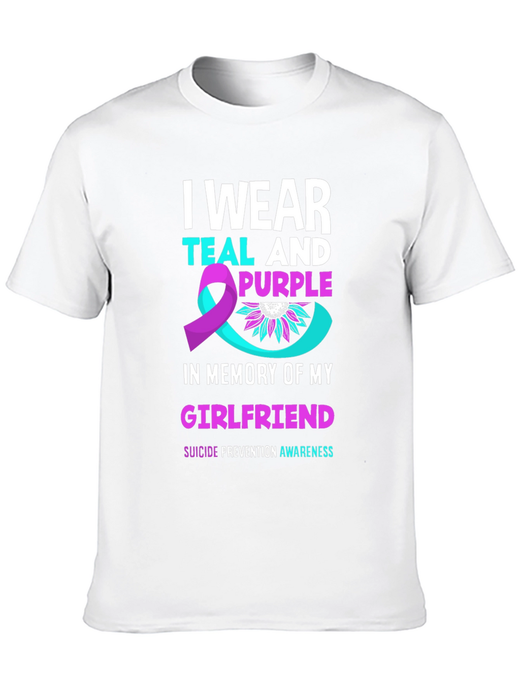 Teal and Purple Suicide Awareness T-Shirt