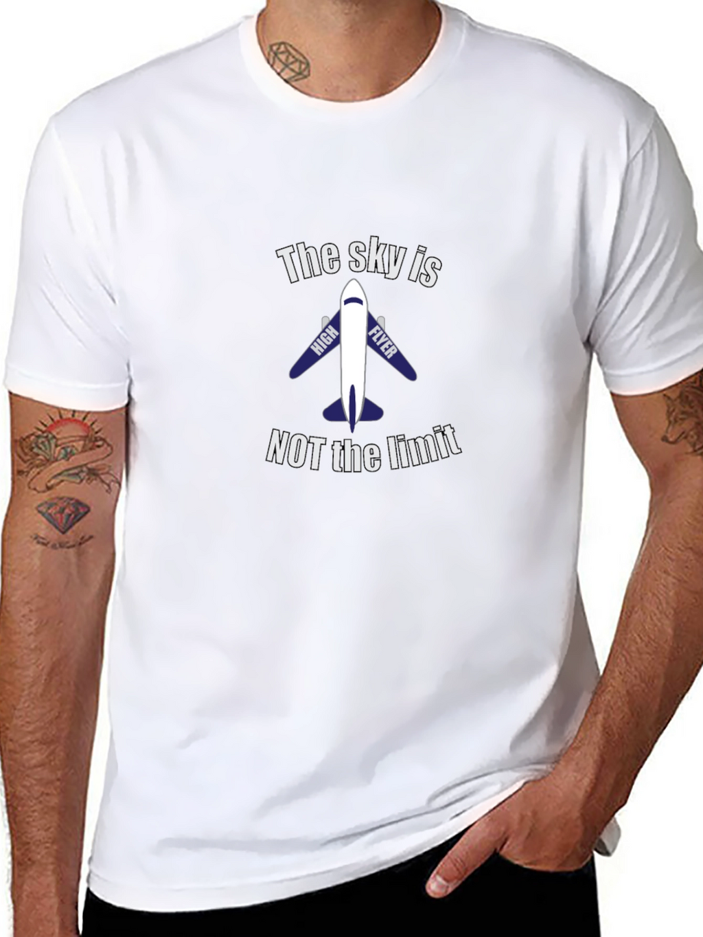 The Sky Is Not The Limit Airplane T-Shirt