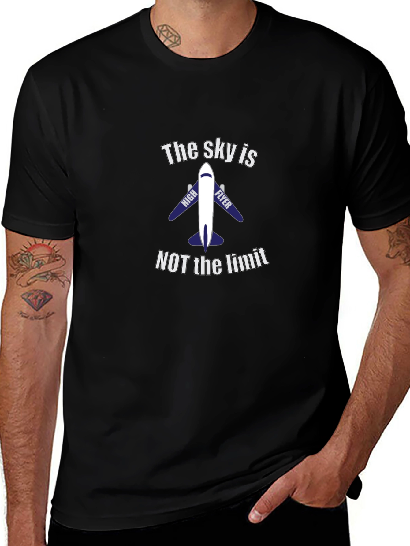The Sky Is Not The Limit Airplane T-Shirt