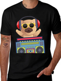 Cool Dog Boombox T-Shirt