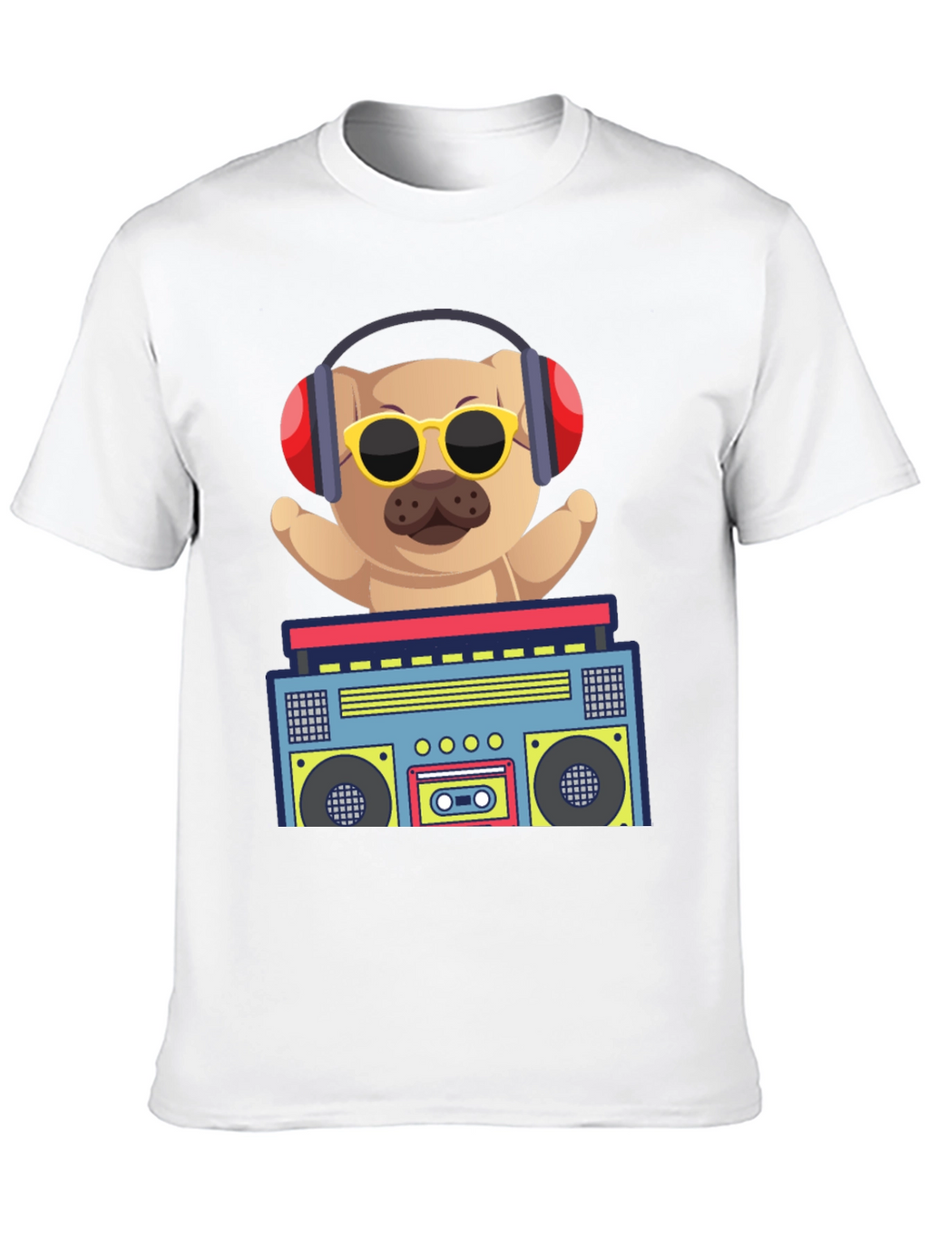 Cool Dog Boombox T-Shirt