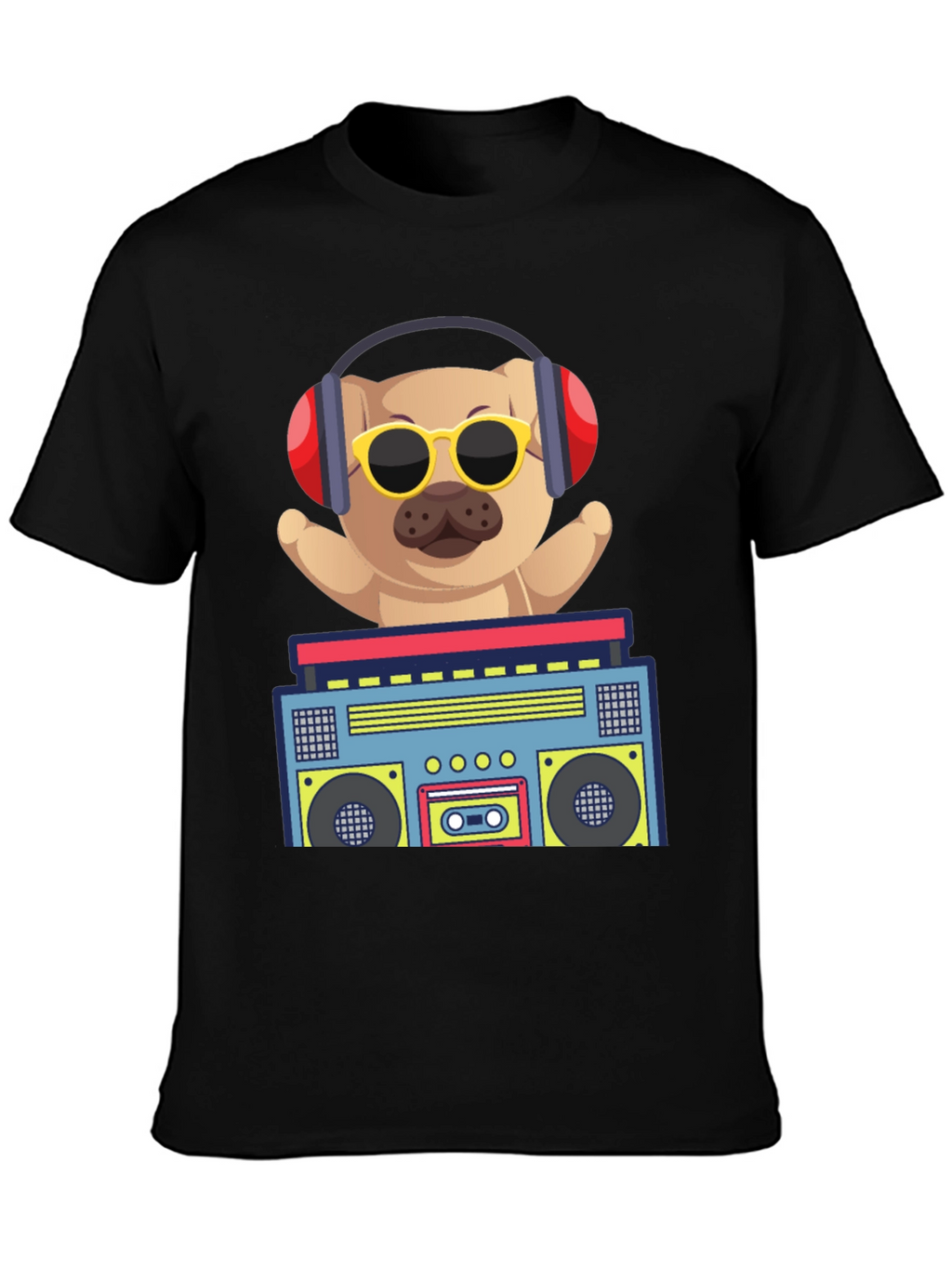 Cool Dog Boombox T-Shirt
