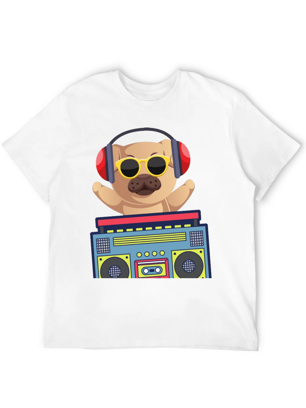 Cool Dog Boombox T-Shirt