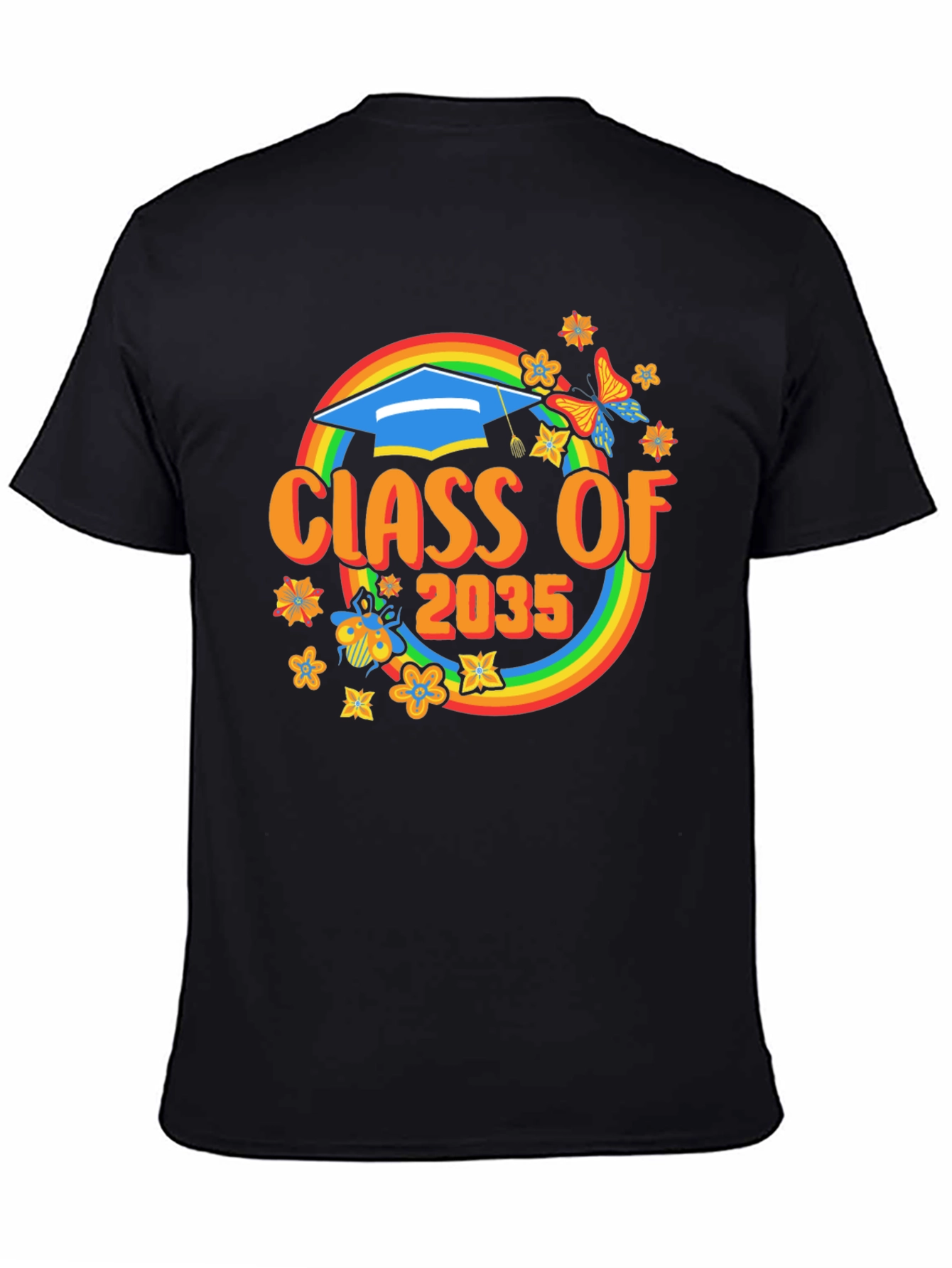 Class of 2035 Rainbow Graduation T-Shirt