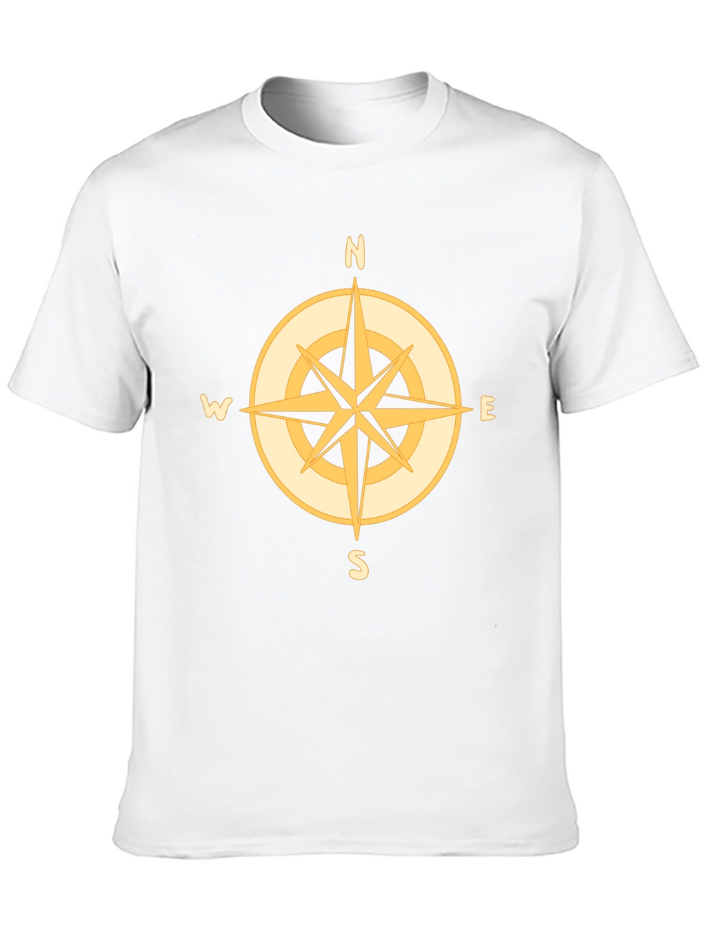 Compass Graphic Tee - Mens Black T-Shirt