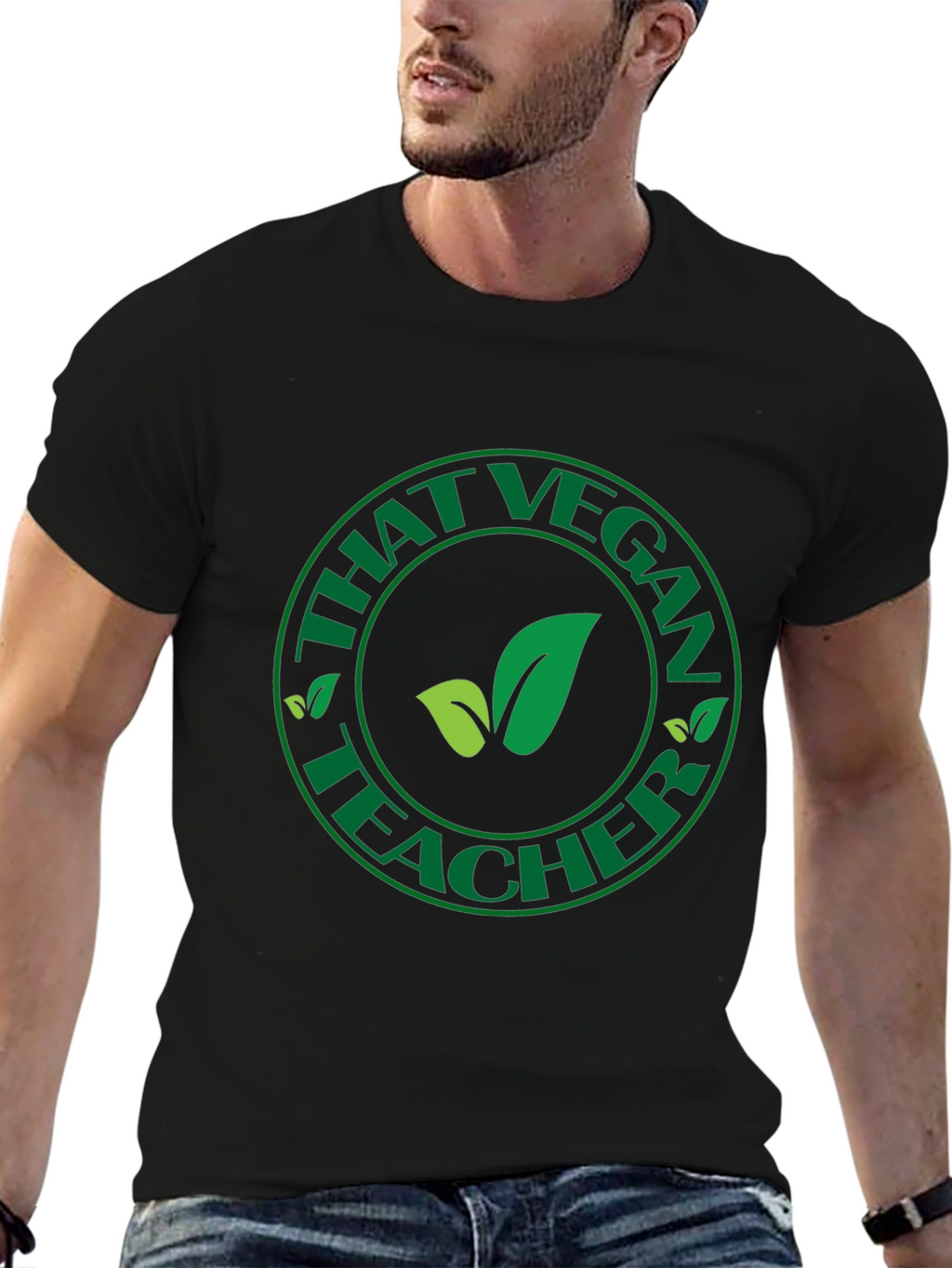 That Vegan Teacher Graphic Tee - Black