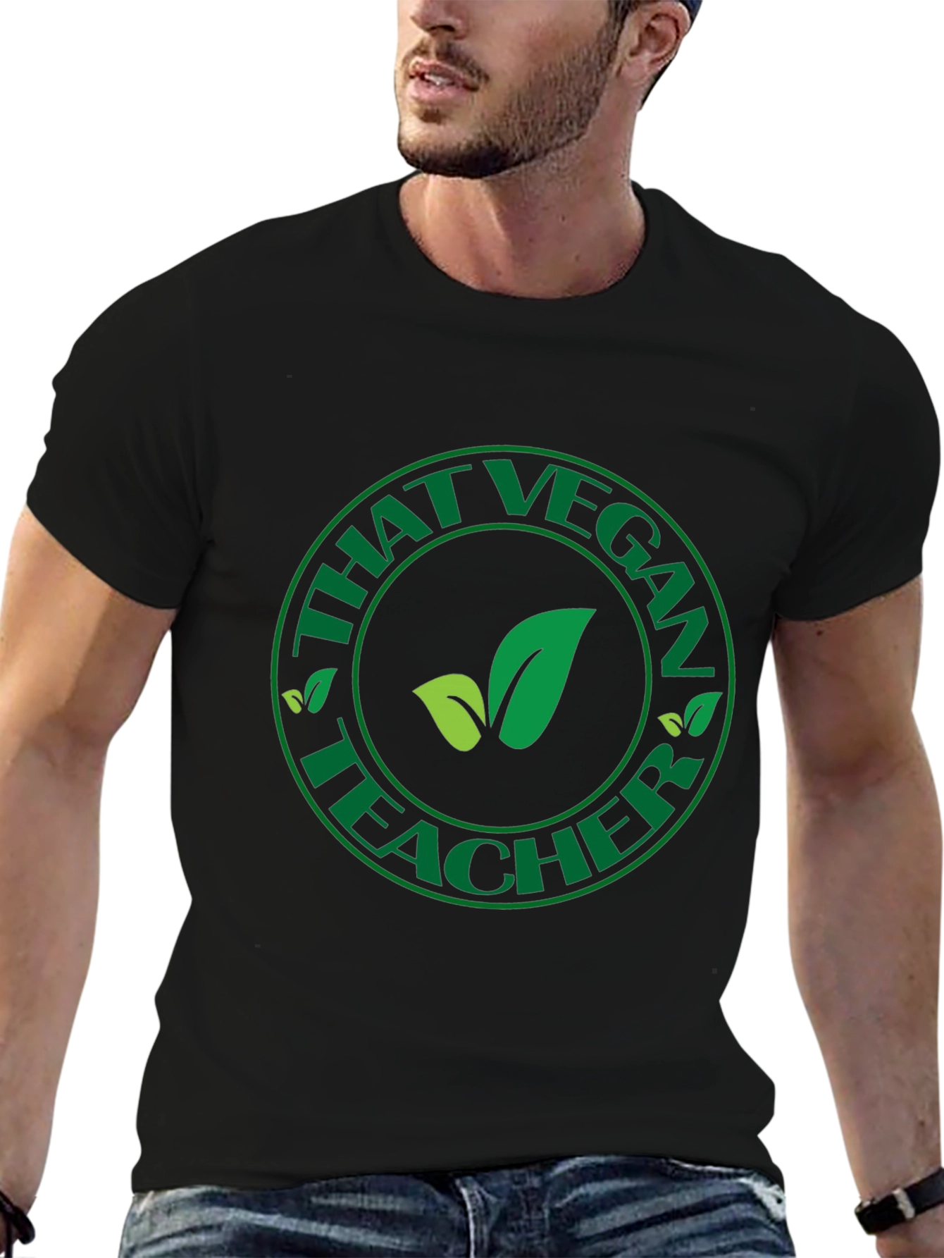 That Vegan Teacher Graphic Tee - Black