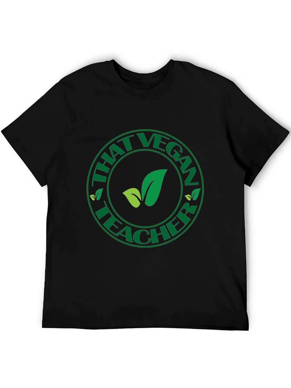 That Vegan Teacher Graphic Tee - Black
